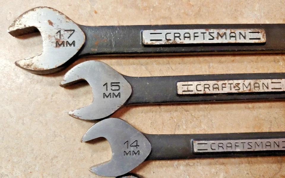 Craftsman 6 Pcs Metric Black Oxide Spline Combo Wrenchs 17-15-14-13-12-11m D-AB - Image 4 of 4