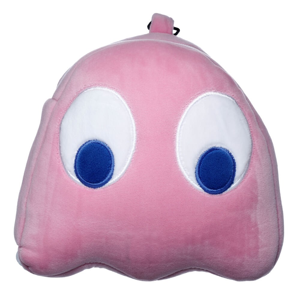 Relaxeazzz - Pac-Man: Ghost Travel Pillow & Eye Mask Set, 'Pinky
