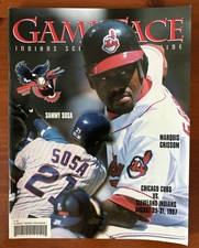 Vintage 1997 Cleveland Indians Game Face Scorebook Magazine Aug. 29-31, 1997