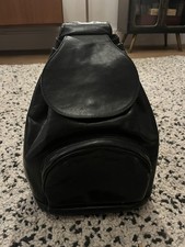 Actuel black leather small backpack. Bought in Paris. Very good condition