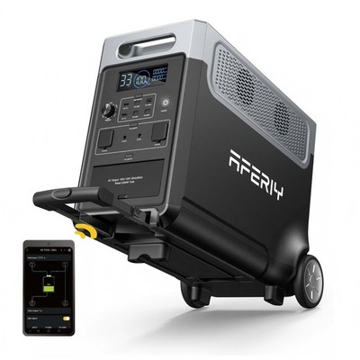 Aferiy P310 EU Portable Power Station 3600W 3840Wh LiFePO4 Solar Generator NEU