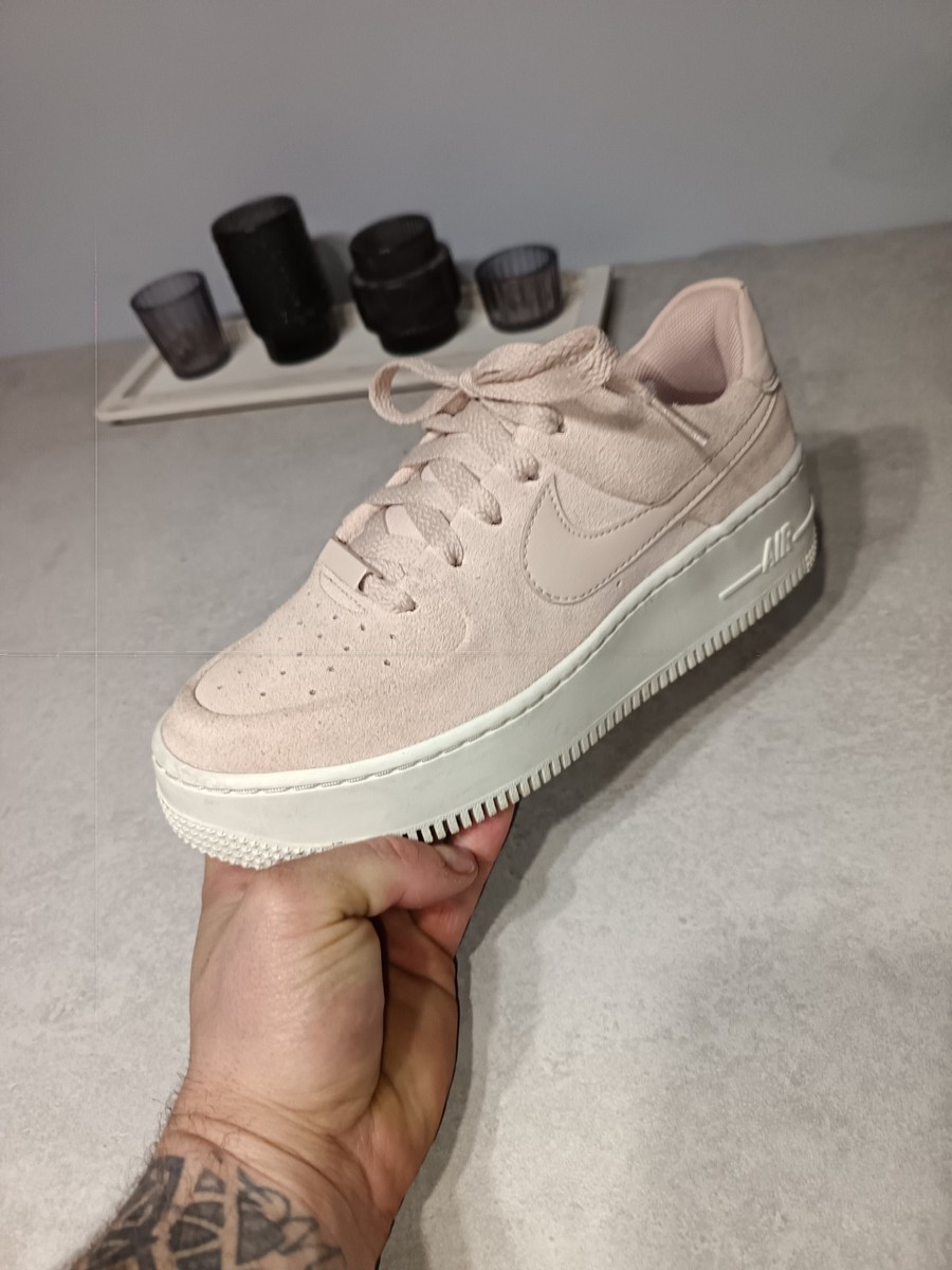 nike air force 1 light pink suede