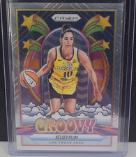 2025 Panini Prizm WNBA Groovy Insert Kelsey Plum Las Vegas Aces #5 Basketball