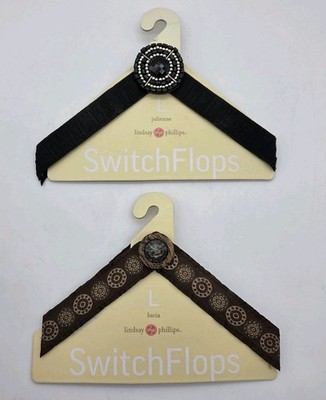 SwitchFlops Interchangeable Straps Large Julienne & Lucia by Lindsay Phillips