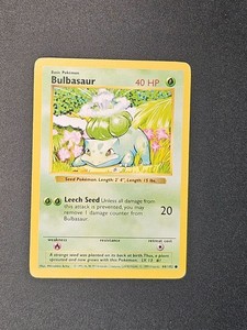 1st Edition Shadowless Bulbasaur | eBay
