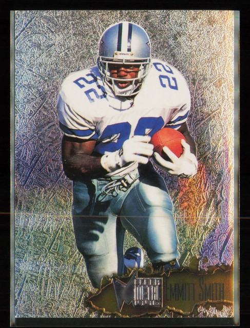 1996 Fleer Metal #33 EMMITT SMITH Dallas Cowboys