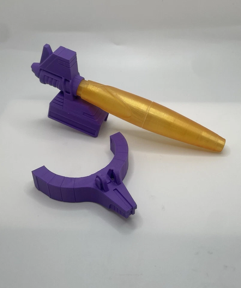 Vintage Transformers G1 Galvatron  REPRO Missile Cannon Gun Set Replacement Part - Image 2 of 4
