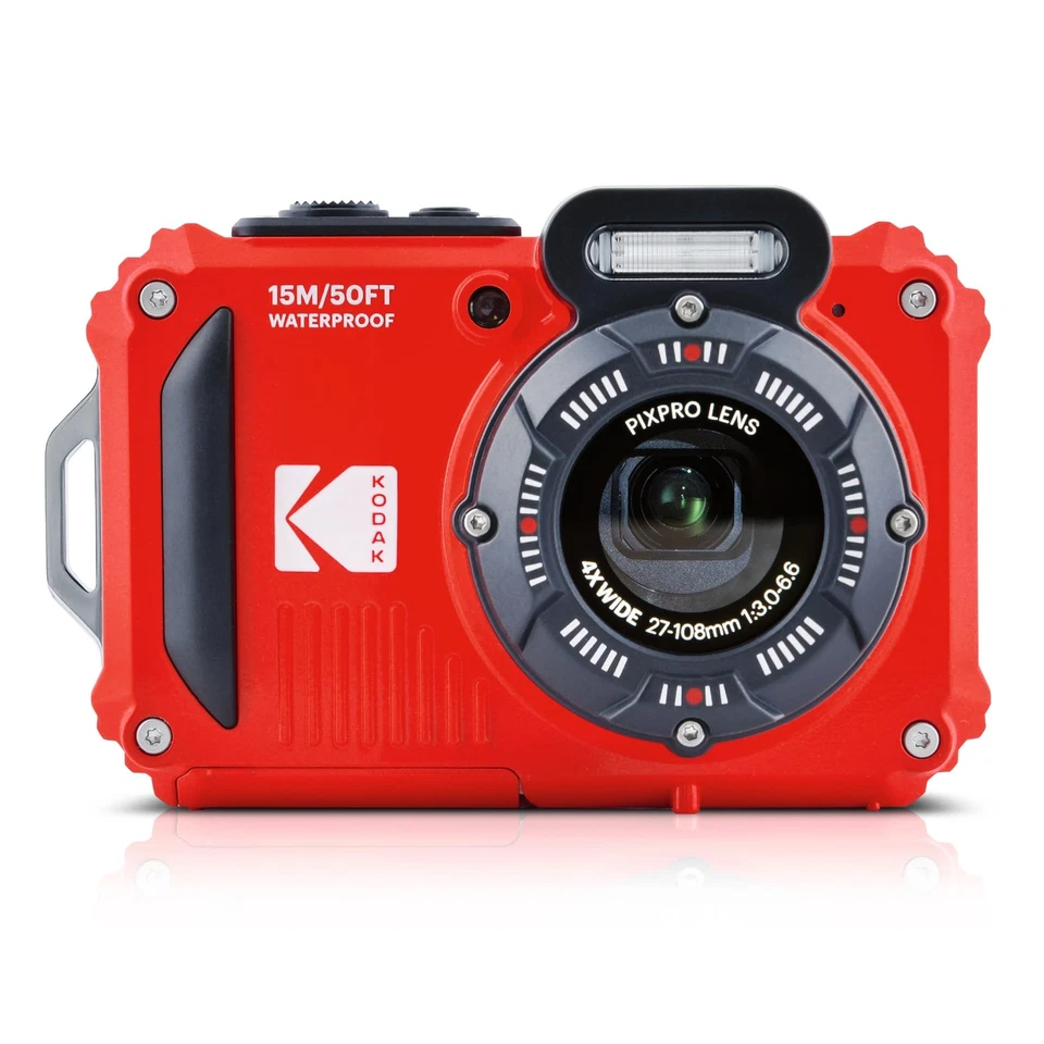 Kodak PIXPRO WPZ2 Yellow Waterproof Shockproof Digital Camera 16MP Wi-Fi New