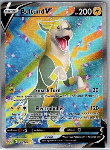 Boltund V (Full Art) 249/264 SWSH08: Fusion Strike - Pokemon Card - NM