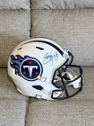 Titans Eddie George Replica Helmet Full Size Autographed