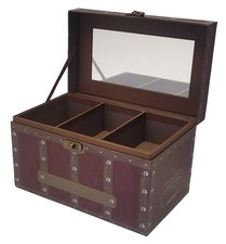 Treasure Box Chest - Paperboard desktop size with pirate imprint for boys boy...
