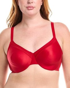 Wacoal Perfect Primer Bra Underwire Red Unlined Full Coverage Microfiber 855213