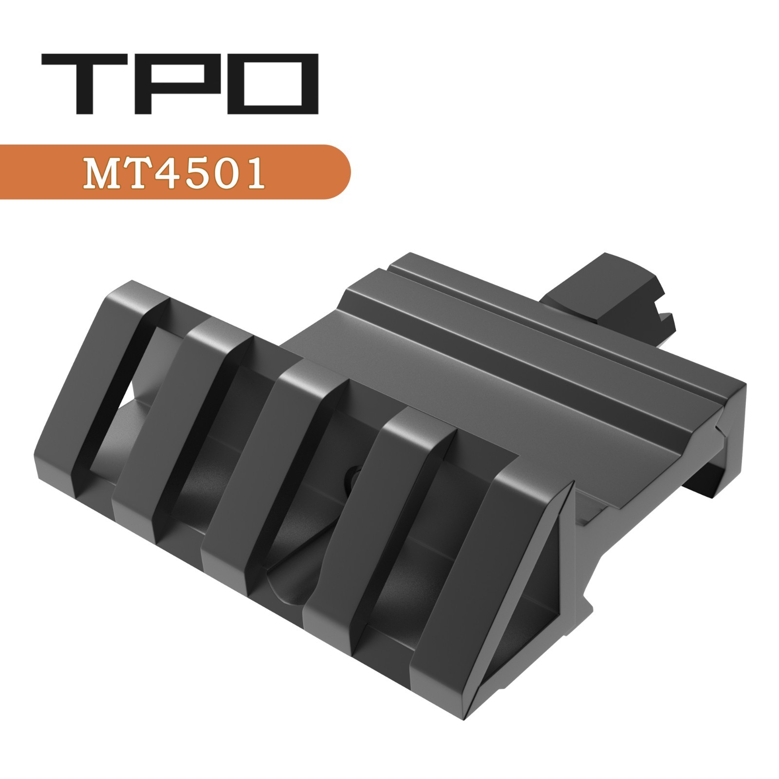 2 PC 45 Degree Offset Picatinny /Weaver Rail Mount Offset Side Rail for ...