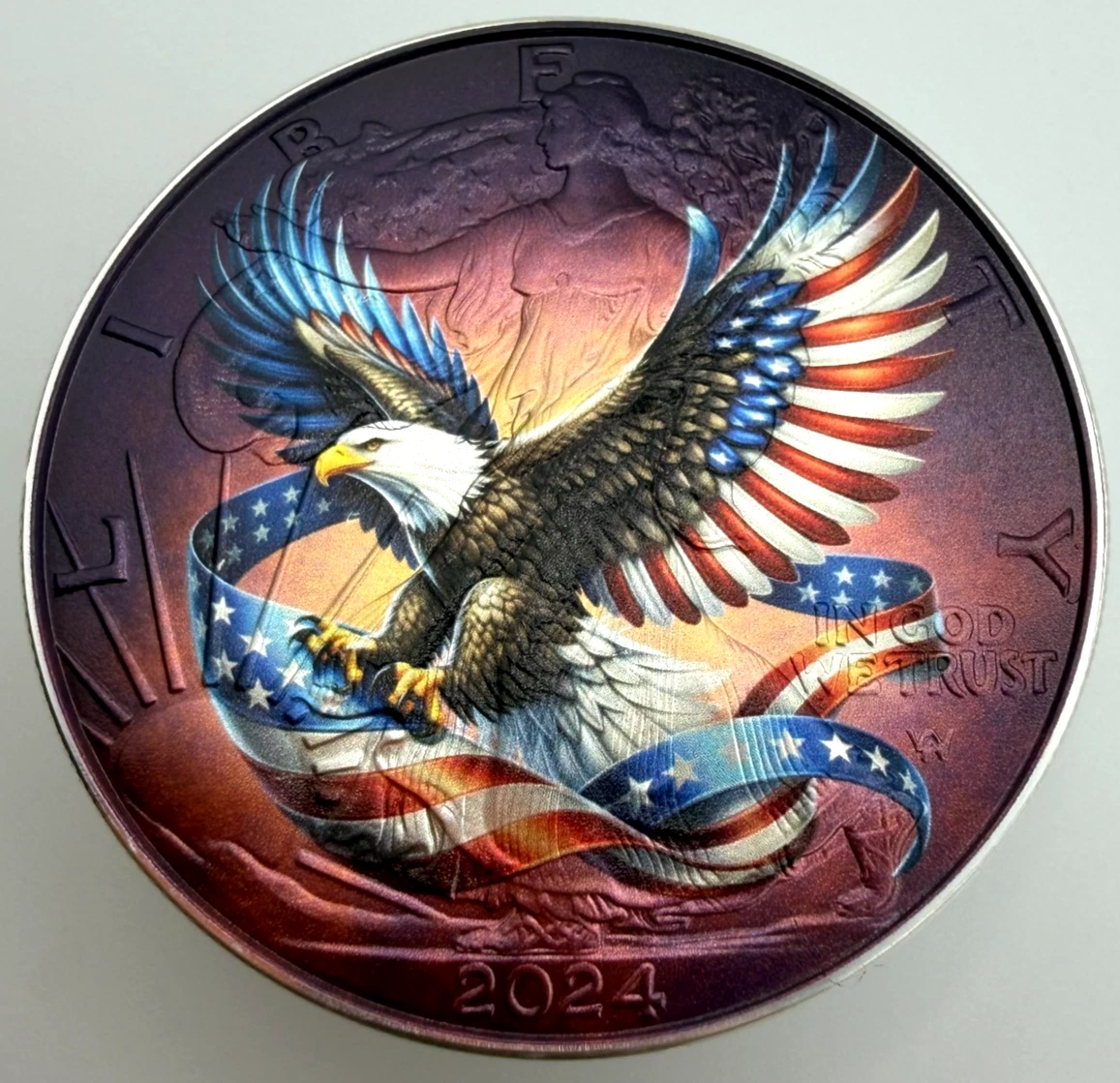 Colorized Silver Eagle for sale | eBay