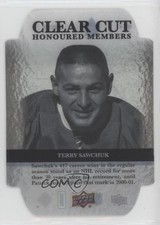 2012 Upper Deck Clear Cut Honoured Members 59/100 Terry Sawchuk #HOF-47 HOF li7