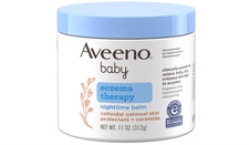Aveeno Baby Eczema Therapy Nighttime Body Balm Moisturizing Eczema Treatment