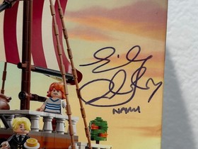 *SDCC 2025 NETFLIX CAST SIGNED* LEGO ONE PIECE 75639 GOING MERRY PIRATE SHIP JSA