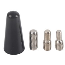 Car Short Antenna 3cm Aluminum Alloy Replacement Rod Mast Roof Aerial Mini