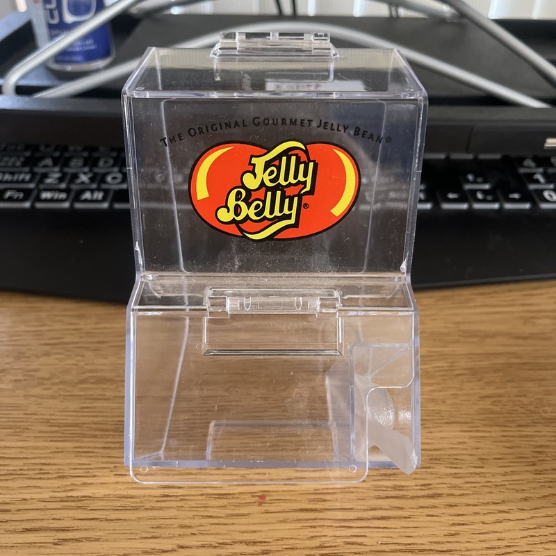 Jelly Belly Personal Dispenser With Scoop Candy Jelly Beans Plastic 
