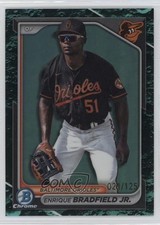 2024 Bowman Chrome Prospects Aqua Lunar Refractor /125 Enrique Bradfield Jr 1pi9