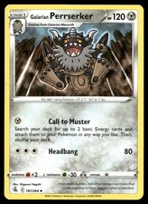 Galarian Perrserker #181 Prices | Pokemon Fusion Strike | Pokemon Cards