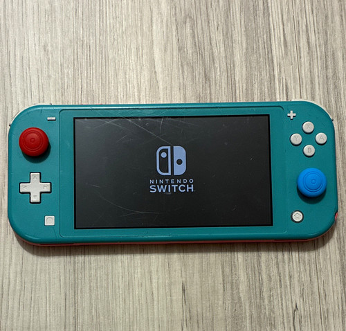 Nintendo Switch Lite Blue/Red 32GB It's stuck on the startup screen NO WARRANTY!