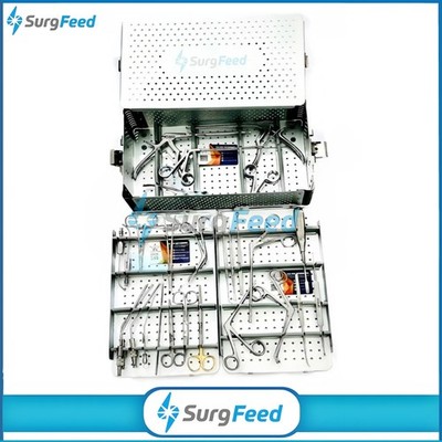 Fess Instrument Set Endoscopic Sinus Surgery ENT Instruments Sterilization Box