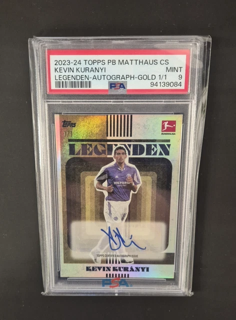 TOPPS Platinum Matthäus Curated Set Kevin Kuranyi 1/1 Schalke 04 PSA 9 Legende