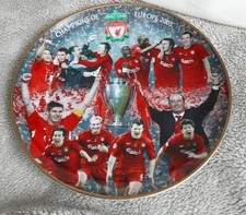 LIVERPOOL FC MEMORABILIA- CHAMPIONS OF EUROPE 2005 DANBURY MINT PLATE WITH COA