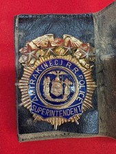 Amtrak NEC Railroad Police Superintendent Badge w/ 4 Stars
