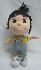 UNIVERSAL STUDIOS Despicable Me AGNES LITTLE GIRL 8" Plush STUFFED ANIMAL Toy