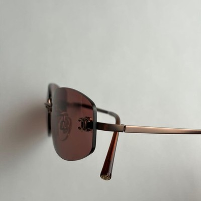 CHANEL 4002 c.116/75 COCO Mark Sunglasses 57□19 130 Brown Women