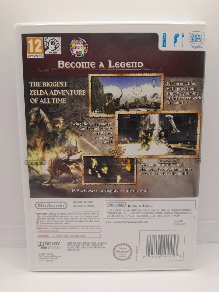 The Legend of Zelda: Twilight Princess | Nintendo Wii, UK PAL | Brand New Sealed - Image 2 of 4