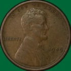 1909 Lincoln Wheat Cent Extremely Fine XF Coin #33717