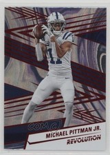 2025 Panini Revolution Red Swirl Michael Pittman Jr #121 14dq