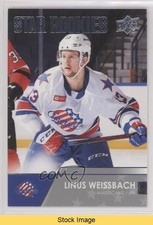 2021-22 Upper Deck AHL Star Rookies Linus Weissbach #105 READ s9z