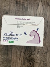 Kate Farms Pediatric Peptide 1.5 Plain Supplement 12 Pack Exp June 12 2027