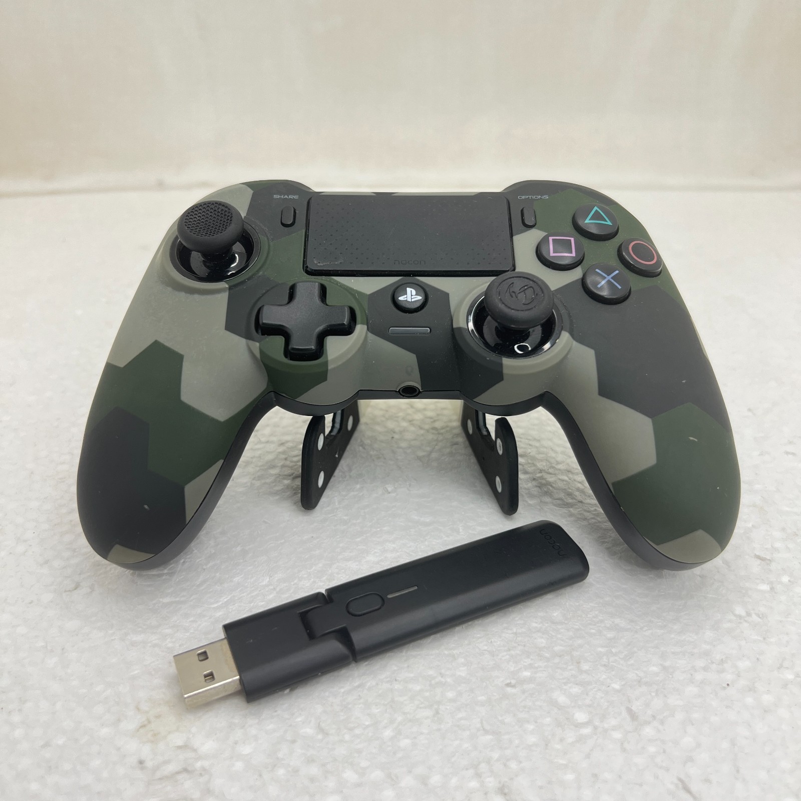 Nacon Asymmetric Wireless Controller PS4 Camouflage Ricevitore Cavo Originale