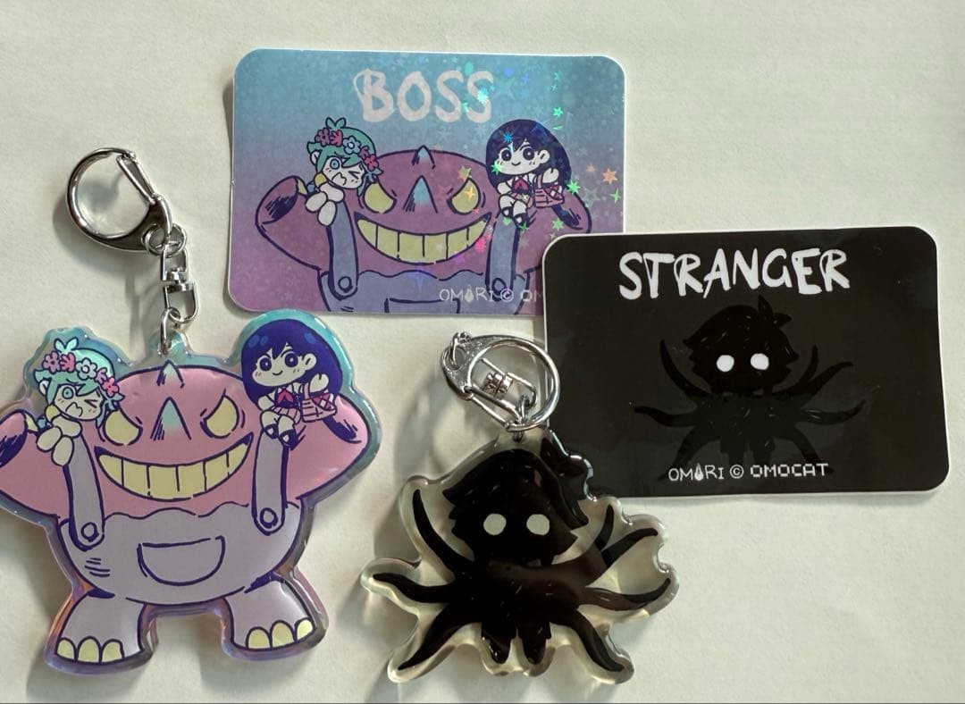 OMORI BOSS RUSH アクリルキーホルダー 全種類セット omocat Omori Boss Rush Acrylic Key Chain All Types Set Omocat | eBay