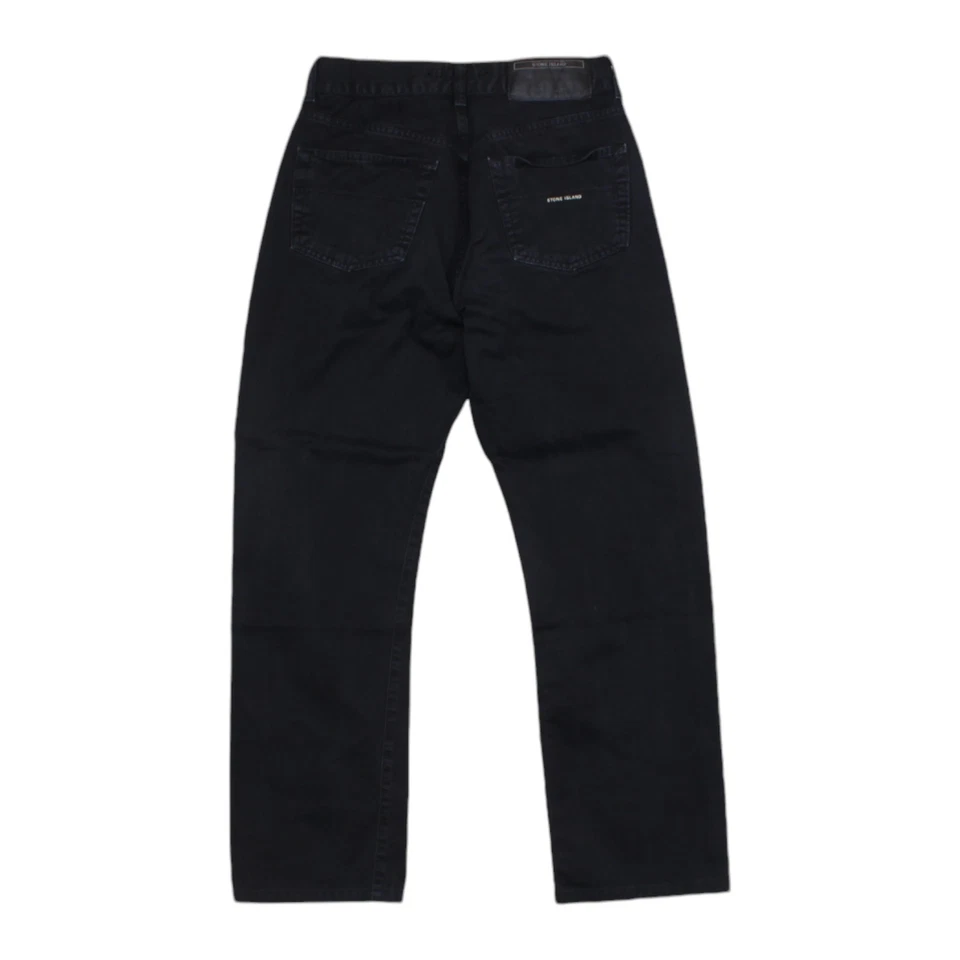 Stone Island Jeans Mens W27 L27 Black Made In Italy Button Fly Regular Fit - image 2 of 4