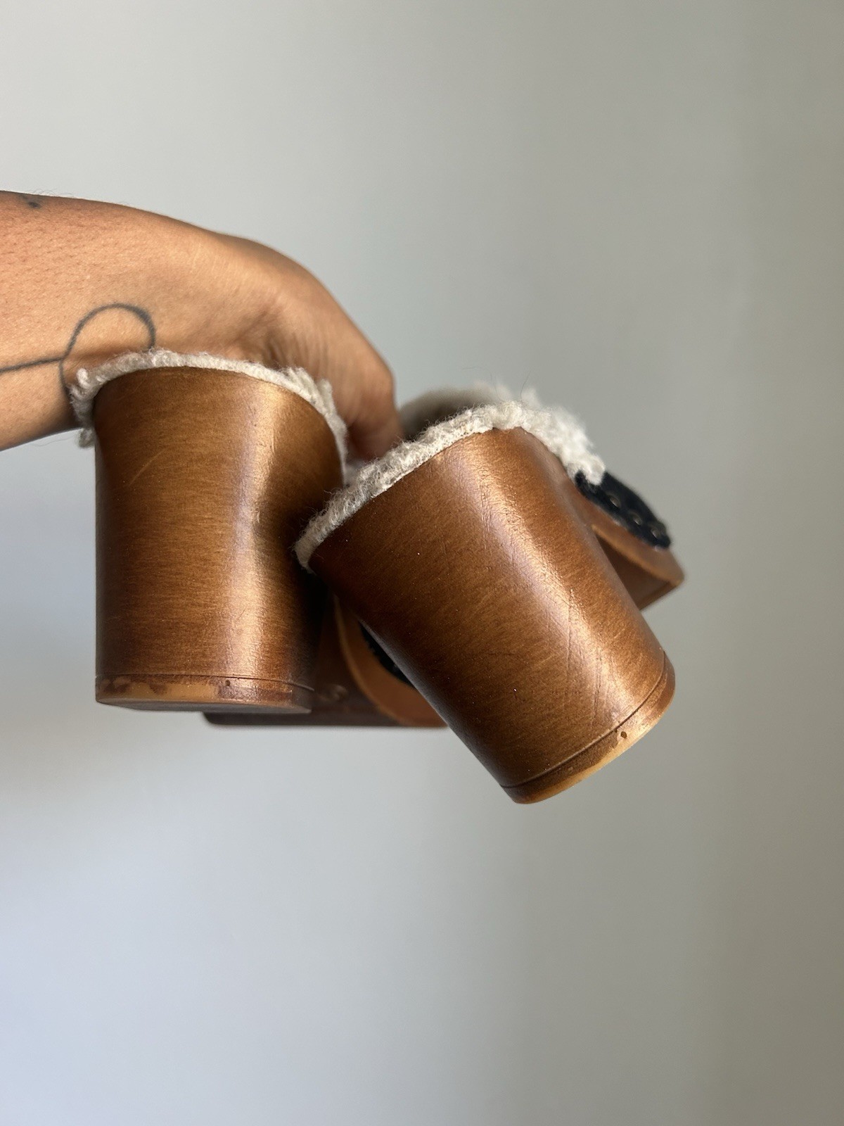 Shearling-Lined Clogs - image 3