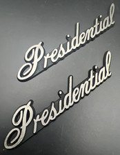 Oem Lincoln Town Car Presidential Emblem Badge 4.75 Pair Set