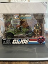 G.I. Joe 25th Anniversary A.W.E. Striker Vehicle w  Crankcase Figure Boxed