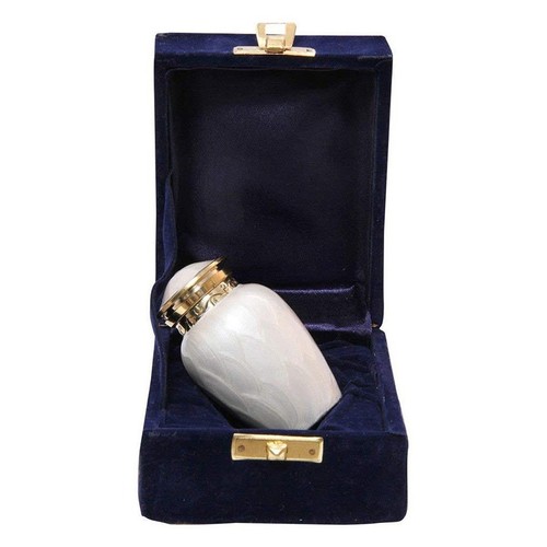 Beautiful Cremation Urns UK, Blessing Pearl Small Keepsake Urn for Human Ashes. - Picture 4 of 6