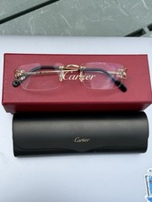 Cartier CT0344O 001 Rimless Eyeglasses 140