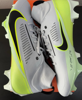 NIKE MENS VAPOR EDGE PRO 360 2 Gray Football Cleats Shoes Size 10