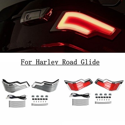 Motorcycle Rear Tour Trunk Pack Lamp For Harley Road King FLHP FLHR 2014-2022