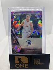 2021 Prizm Draft - Purple Ice Auto #60/99 - Vrenz Bleijenbergh RC 