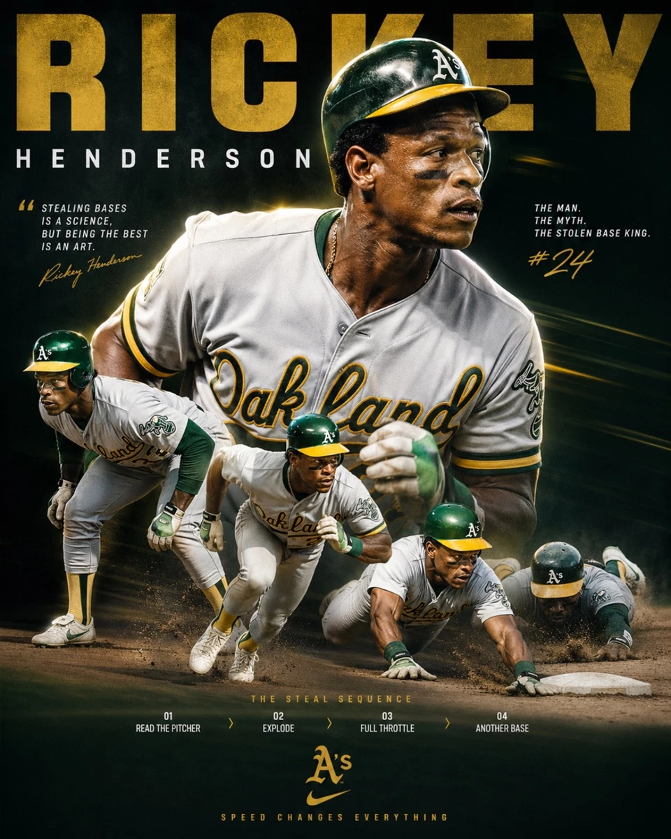 Rickey Henderson MLB Original Autographed Photos for sale | eBay