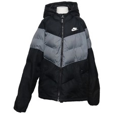 Nike, Winterjacke, Jungen, Größe: 158/170, Schwarz/Grau, Polyester #cAF